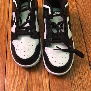 Nike Black and White High-Top Sneakers